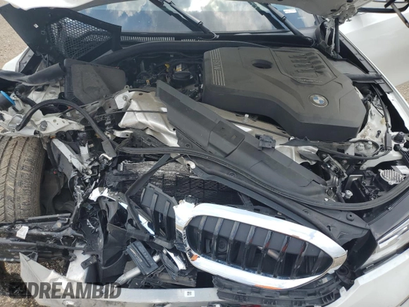 2022 BMW 3 Series 330i with VIN 3MW5R1J07N8C63497, listed as a Copart auction lot 54549985 with Not provided miles and Salvage title. Bid and sale history available at DreamBid. Image 11.