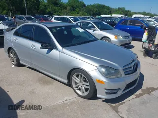 2013 Mercedes-Benz C-Class C 250 Sport with VIN WDDGF4HB4DR267627, listed as a IAAI auction lot 42088754 with 137,427 mi miles. Bid and sale history available at carsss.com. Image 1.