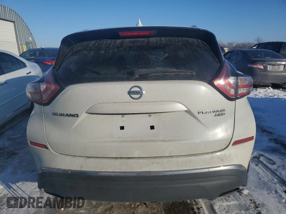 2017 Nissan Murano S z VIN 5N1AZ2MH2HN133570, wystawiony jako Copart lot #87867295 z przebiegiem 106 535 mil mil oraz Nie do naprawy • Non repairable. Historia ofert i sprzedaży dostępna na DreamBid. Obrazek 6.
