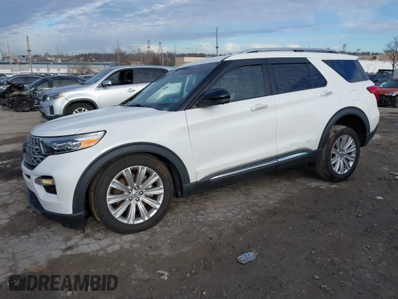2021 Ford Explorer Limited with VIN 1FM5K8FW2MNA16523, listed as a IAAI auction lot 41223718 with 26,760 mi miles. Bid and sale history available at carsss.com. Image 16.