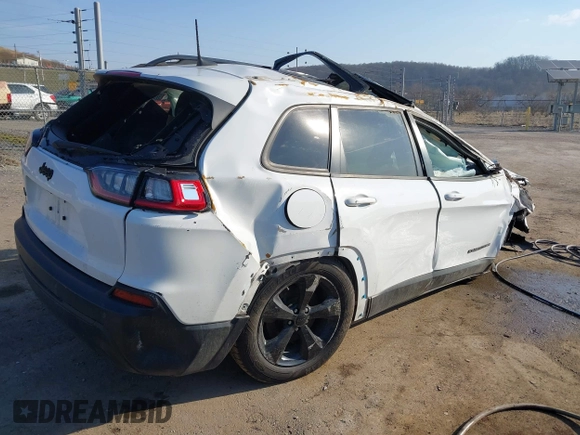 2020 Jeep Cherokee Latitude Plus with VIN 1C4PJMLB6LD533807, listed as a IAAI auction lot 41783131 with 87,299 mi miles and . Bid and sale history available at DreamBid. Image 4.