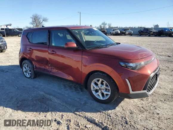 2024 Kia Soul LX with VIN KNDJ23AU7R7907608, listed as a Copart auction lot 48012815 with 34,367 mi miles and Salvage Title. Bid and sale history available at carsss.com. Image 4.