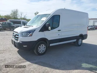 2022 Ford E-Transit Cargo with VIN 1FTBW9CK7NKA13073, listed as a IAAI auction lot 41848742 with 16,868 mi miles. Bid and sale history available at carsss.com. Image 2.