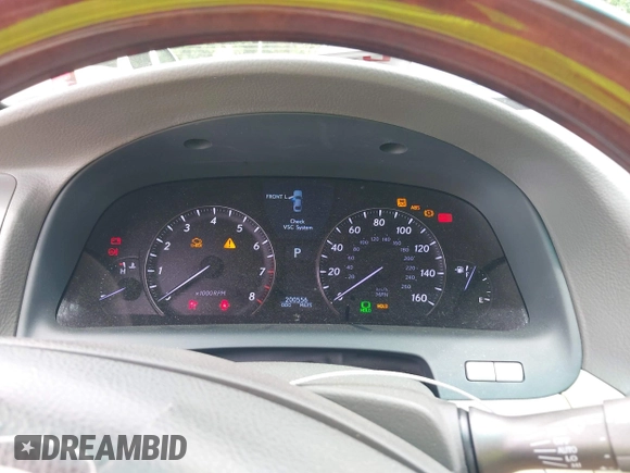 2008 Lexus LS 460 z VIN JTHBL46F385074108, wystawiony jako IAAI lot #42418627 z przebiegiem 200 556 mil mil oraz . Historia ofert i sprzedaży dostępna na DreamBid. Obrazek 7.