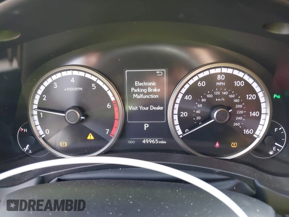 2020 Lexus NX 300 F Sport with VIN JTJSARBZ7L2175681, listed as a IAAI auction lot 42551410 with 49,965 mi miles and . Bid and sale history available at DreamBid. Image 7.