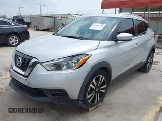 2019 Nissan Kicks S with VIN 3N1CP5CU9KL524812, listed as a IAAI auction lot 41910323 with 88,656 mi miles and . Bid and sale history available at carsss.com. Image 2.