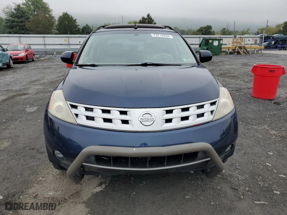 2003 Nissan Murano SE with VIN JN8AZ08W73W223113, listed as a Copart auction lot 73712034 with 129,383 mi miles and Clean Title. Bid and sale history available at carsss.com. Image 5.