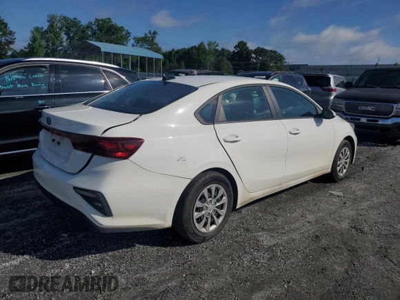 2021 Kia Forte FE with VIN 3KPF24AD1ME374353, listed as a Copart auction lot 57793725 with 43,016 mi miles and Salvage title. Bid and sale history available at DreamBid. Image 3.