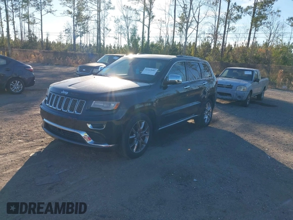 2014 Jeep Grand Cherokee Summit with VIN 1C4RJEJG1EC130727, listed as a IAAI auction lot 41269066 with 205,914 mi miles and . Bid and sale history available at DreamBid. Image 2.