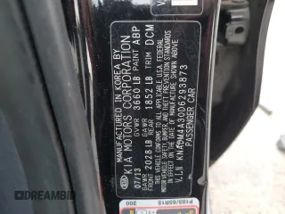 2013 Kia Rio LX with VIN KNADM4A30D6293873, listed as a Copart auction lot 43334195 with 65,571 mi miles and Salvage Title. Bid and sale history available at DreamBid. Image 12.