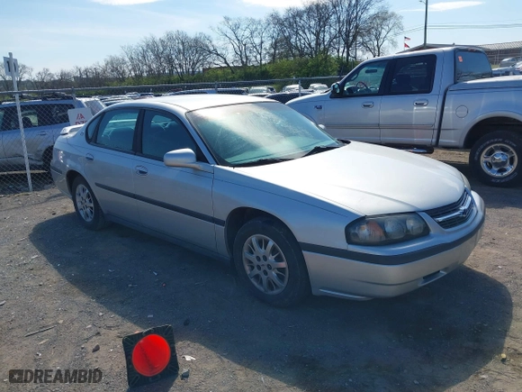 2002 Chevrolet Impala with VIN 2G1WF55E529280705, listed as a IAAI auction lot 41892864 with 72,815 mi miles. Bid and sale history available at carsss.com. Image 1.