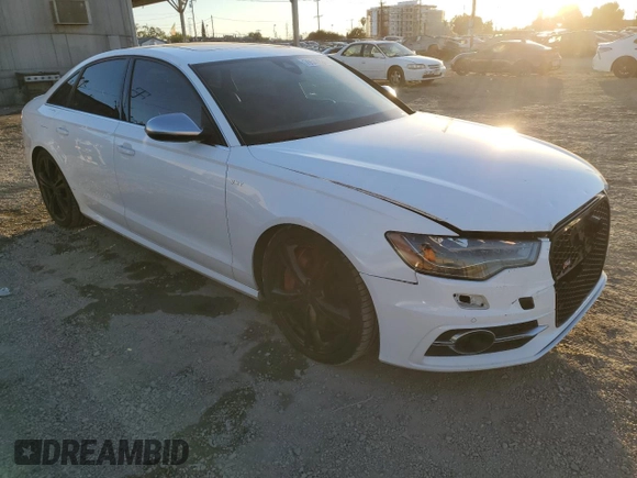 2013 Audi S6 Prestige with VIN WAUF2AFC8DN102860, listed as a Copart auction lot 79547724 with 98,485 mi miles and Salvage Title. Bid and sale history available at carsss.com. Image 4.