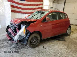 2024 Mitsubishi Mirage ES z VIN ML32AUHJ0RH018106, wystawiony jako Copart lot #60968775 z przebiegiem 10 418 mil mil oraz Nie do naprawy • Non repairable. Historia ofert i sprzedaży dostępna na DreamBid. Obrazek 1.