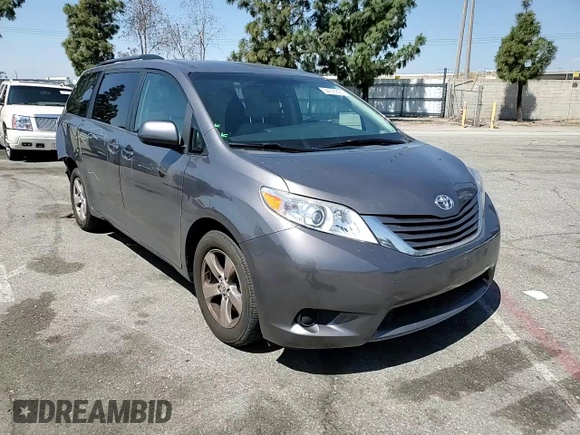 2017 Toyota Sienna LE Auto Access Seat with VIN 5TDKZ3DC0HS884552, listed as a Copart auction lot 54776825 with 59,262 mi miles and Salvage title. Bid and sale history available at DreamBid. Image 14.