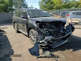 2020 Lexus LX 570 with VIN JTJDY7AX0L4315342, listed as a Copart auction lot 70881694 with 65,917 mi miles and Salvage title. Bid and sale history available at DreamBid. Image 11.