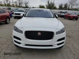 2019 Jaguar F-Pace 25t Premium with VIN SADCJ2GX2KA367489, listed as a Copart auction lot 51836315 with 124,524 mi miles and Salvage title. Bid and sale history available at DreamBid. Image 5.