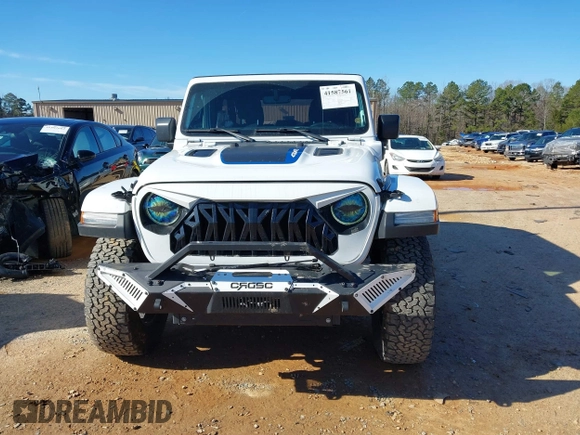 2023 Jeep Wrangler Rubicon with VIN 1C4JJXR64PW586369, listed as a IAAI auction lot 41587561 with 16,038 mi miles and . Bid and sale history available at DreamBid. Image 13.