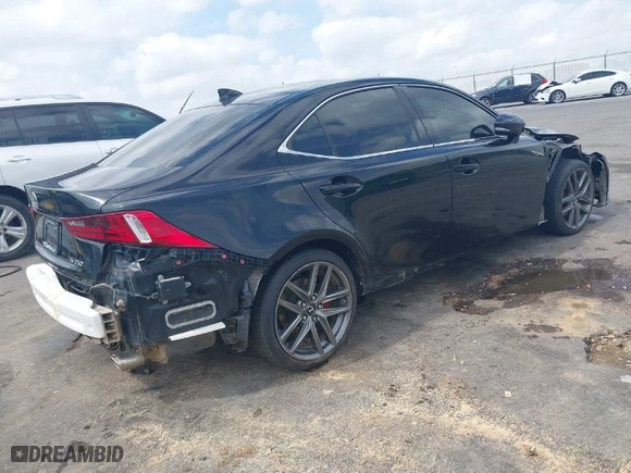 2014 Lexus IS 250 with VIN JTHBF1D21E5042386, listed as a IAAI auction lot 41772100 with 165,360 mi miles. Bid and sale history available at carsss.com. Image 4.