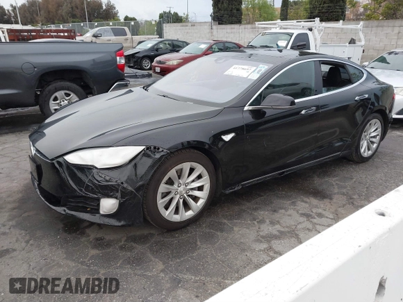 2016 Tesla Model S 70 with VIN 5YJSA1E1XGF154577, listed as a IAAI auction lot 41778697 with 62,630 mi miles and . Bid and sale history available at DreamBid. Image 2.