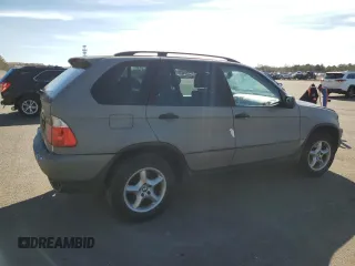 2001 BMW X5 3.0i with VIN WBAFA53511LP21887, listed as a Copart auction lot 47018245 with 0 mi miles and Salvage Title. Bid and sale history available at carsss.com. Image 3.