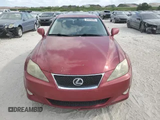 2006 Lexus IS 250 Manual with VIN JTHBK262165005368, listed as a Copart auction lot 54226295 with 182,659 mi miles and Clean Title. Bid and sale history available at carsss.com. Image 5.