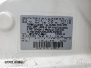 2014 Nissan Note S with VIN 3N1CE2CP5EL405819, listed as a Copart auction lot 52261195 with 118,616 mi miles and Clean Title. Bid and sale history available at DreamBid. Image 12.