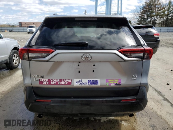 2021 Toyota RAV4 LE with VIN 2T3G1RFV5MC218246, listed as a Copart auction lot 51957545 with 78,754 mi miles and Salvage Title. Bid and sale history available at carsss.com. Image 6.