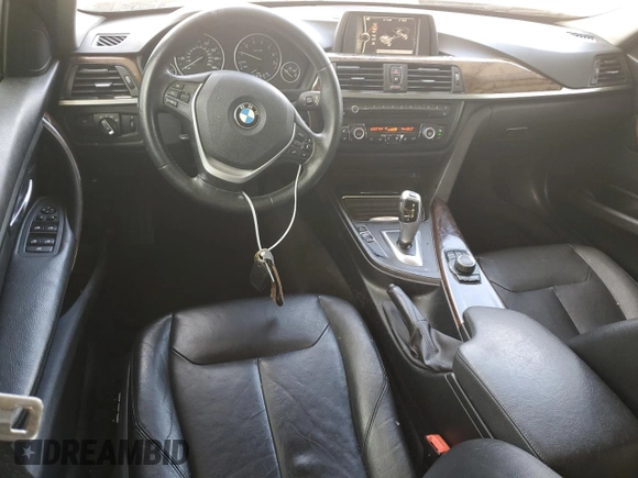 2014 BMW 3 Series 328i with VIN WBA3A5C53EF605081, listed as a Copart auction lot 59578235 with 195,443 mi miles and Salvage title. Bid and sale history available at DreamBid. Image 8.