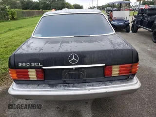 1985 Mercedes-Benz 500 with VIN WDBCA37D2FA121537, listed as a Copart auction lot 74276044 with Not Provided miles and Salvage Title. Bid and sale history available at carsss.com. Image 6.