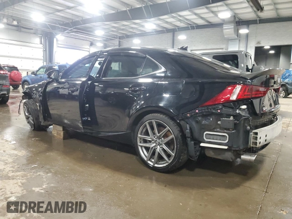 2015 Lexus IS 350 with VIN JTHCE1D29F5010035, listed as a Copart auction lot 81628184 with 121,441 mi miles and Salvage Title. Bid and sale history available at carsss.com. Image 2.