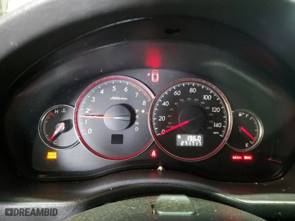 2008 Subaru Legacy (Natl) Special Edition with VIN 4S3BL616987208385, listed as a Copart auction lot 48568165 with 271717 miles and Salvage Title. Bid and sale history available at carsss.com. Image 9.