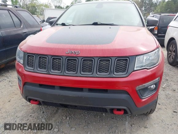 2020 Jeep Compass Trailhawk with VIN 3C4NJDDB8LT207748, listed as a IAAI auction lot 41963469 with 66,496 mi miles and . Bid and sale history available at carsss.com. Image 12.