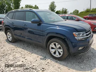 2019 Volkswagen Atlas SE z VIN 1V2DR2CA0KC551357, wystawiony jako Copart lot #58824335 z przebiegiem 84 011 mil mil oraz Czysty tytuł • Clean title. Historia ofert i sprzedaży dostępna na DreamBid. Obrazek 4.