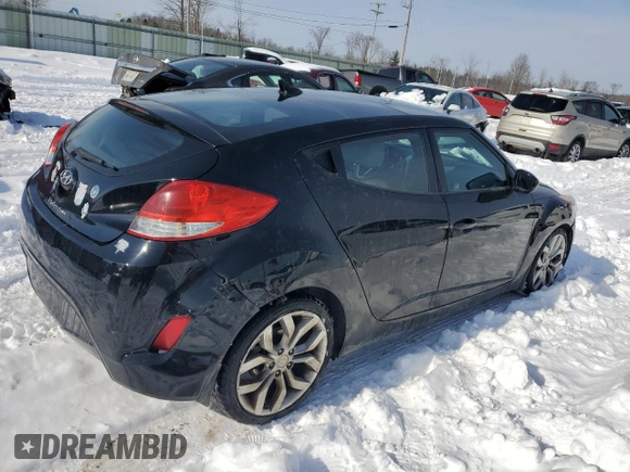 2012 Hyundai Veloster w/Gray Int with VIN KMHTC6AD1CU053050, listed as a Copart auction lot 44810925 with 152,962 mi miles and Clean title. Bid and sale history available at DreamBid. Image 3.
