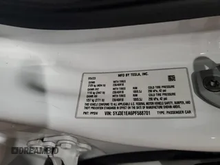 2023 Tesla Model 3 with VIN 5YJ3E1EA6PF588701, listed as a Copart auction lot 61446355 with Not provided miles and Salvage title. Bid and sale history available at DreamBid. Image 12.