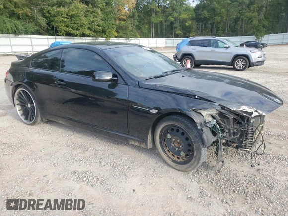 2007 BMW 6 Series 650i z VIN WBAEH13567CR51918, wystawiony jako Copart lot #76337784 z przebiegiem 135 313 mil mil oraz Szkoda całkowita • Salvage title. Historia ofert i sprzedaży dostępna na DreamBid. Obrazek 4.