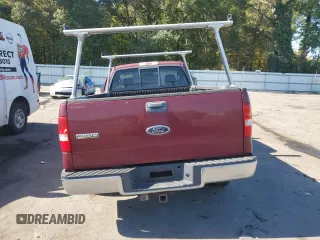 2005 Ford F-150 XL with VIN 1FTRF12W65KC58208, listed as a Copart auction lot 82281114 with 129,774 mi miles and Salvage title. Bid and sale history available at DreamBid. Image 6.
