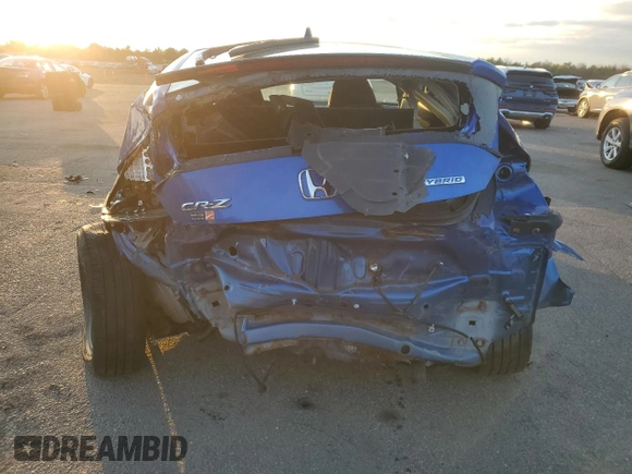 2016 Honda CR-Z LX with VIN JHMZF1D43GS001147, listed as a Copart auction lot 82914064 with Not Provided miles and Clean Title. Bid and sale history available at carsss.com. Image 6.