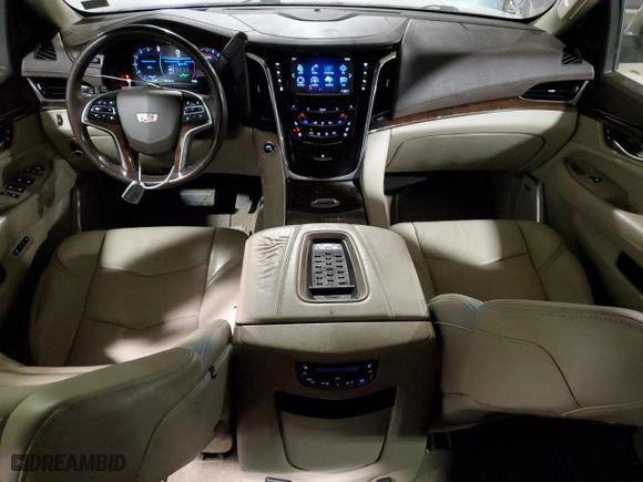 2017 Cadillac Escalade Luxury with VIN 1GYS4BKJ1HR215824, listed as a Copart auction lot 83069814 with 155,792 mi miles and Salvage Title. Bid and sale history available at carsss.com. Image 8.