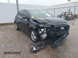 2018 Hyundai Kona SE with VIN KM8K12AA7JU128279, listed as a IAAI auction lot 41456296 with 100,977 mi miles and . Bid and sale history available at DreamBid. Image 1.