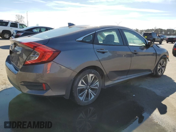 2017 Honda Civic Sedan EX-T with VIN 19XFC1F3XHE024656, listed as a Copart auction lot 45281715 with 106,771 mi miles and Salvage Title. Bid and sale history available at carsss.com. Image 3.