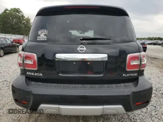 2018 Nissan Armada Platinum with VIN JN8AY2NF8JX300128, listed as a Copart auction lot 72628494 with 145,379 mi miles and Salvage Title. Bid and sale history available at carsss.com. Image 6.