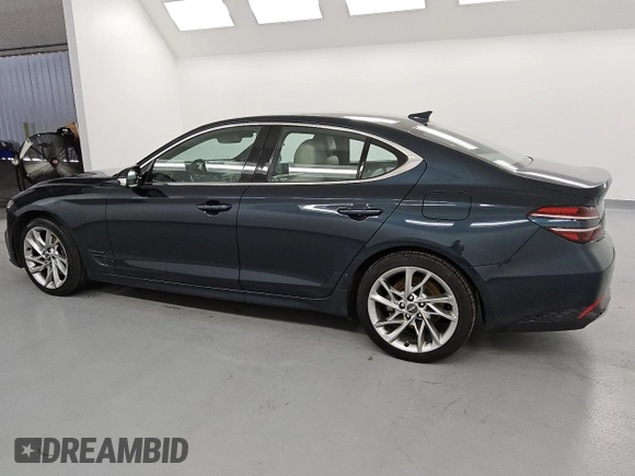 2022 Genesis G70 2.0T with VIN KMTG34TA1NU094229, listed as a Copart auction lot 52890445 with 96,667 mi miles and Clean Title. Bid and sale history available at DreamBid. Image 2.