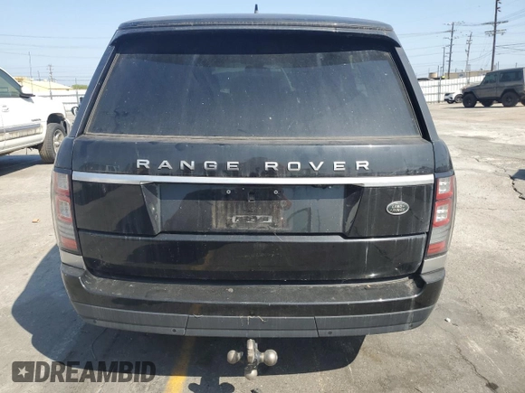 2016 Land Rover Range Rover with VIN SALGR2KF0GA298046, listed as a Copart auction lot 61105655 with 84,545 mi miles and Salvage title. Bid and sale history available at DreamBid. Image 6.