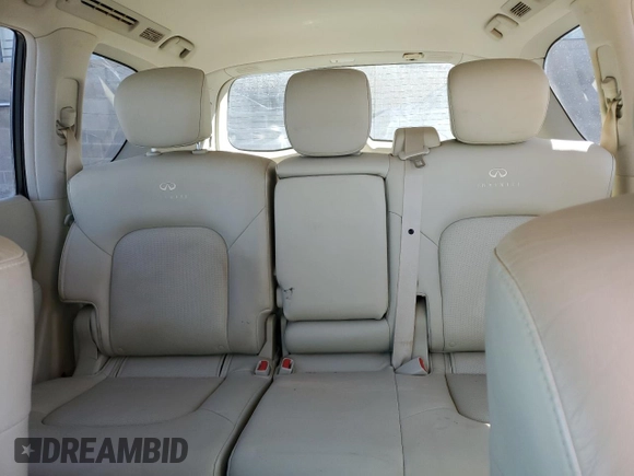 2014 Infiniti QX80 with VIN JN8AZ2NC6E9351737, listed as a Copart auction lot 48353585 with 121,579 mi miles and Salvage Title. Bid and sale history available at carsss.com. Image 10.