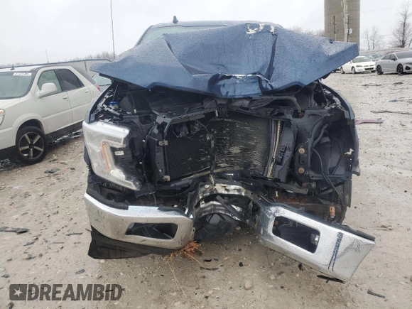 2018 Ford F-150 XL with VIN 1FTFW1E55JFE24341, listed as a Copart auction lot 51418555 with 0 mi miles and Clean Title. Bid and sale history available at carsss.com. Image 5.