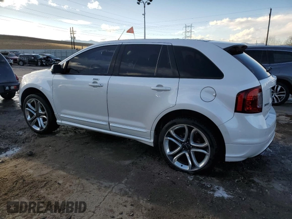 2012 Ford Edge Sport with VIN 2FMDK4AK9CBA53278, listed as a Copart auction lot 86869484 with 164,124 mi miles and Clean Title. Bid and sale history available at carsss.com. Image 2.
