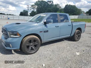 2015 Ram 1500 Sport with VIN 1C6RR7MT9FS736210, listed as a Copart auction lot 56461815 with 244,517 mi miles and Salvage title. Bid and sale history available at DreamBid. Image 1.