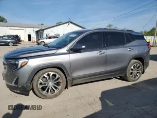 2020 GMC Terrain SLT z VIN 3GKALVEX3LL310072, wystawiony jako Copart lot #56194995 z przebiegiem 98 090 mil mil oraz Szkoda całkowita • Salvage title. Historia ofert i sprzedaży dostępna na DreamBid. Obrazek 1.