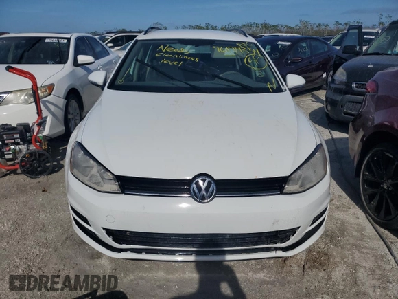 2015 Volkswagen Golf SportWagen TDI SE with VIN 3VWCA7AU5FM514661, listed as a Copart auction lot 76179354 with Not Provided miles and Non Repairable. Bid and sale history available at carsss.com. Image 5.